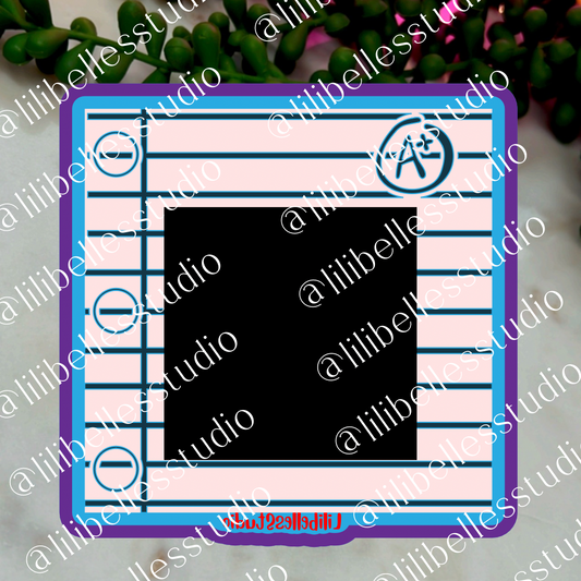 Notepad holder SVG