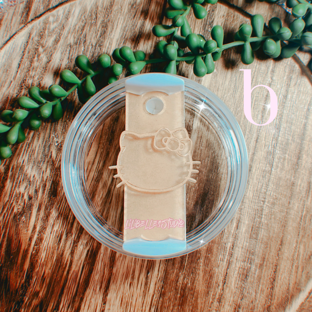 Pretty Kitty tumbler topper MOLDs