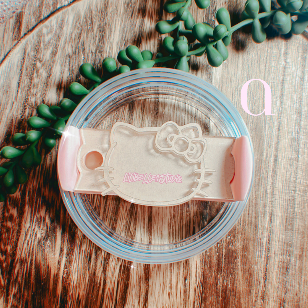 Pretty Kitty tumbler topper MOLDs
