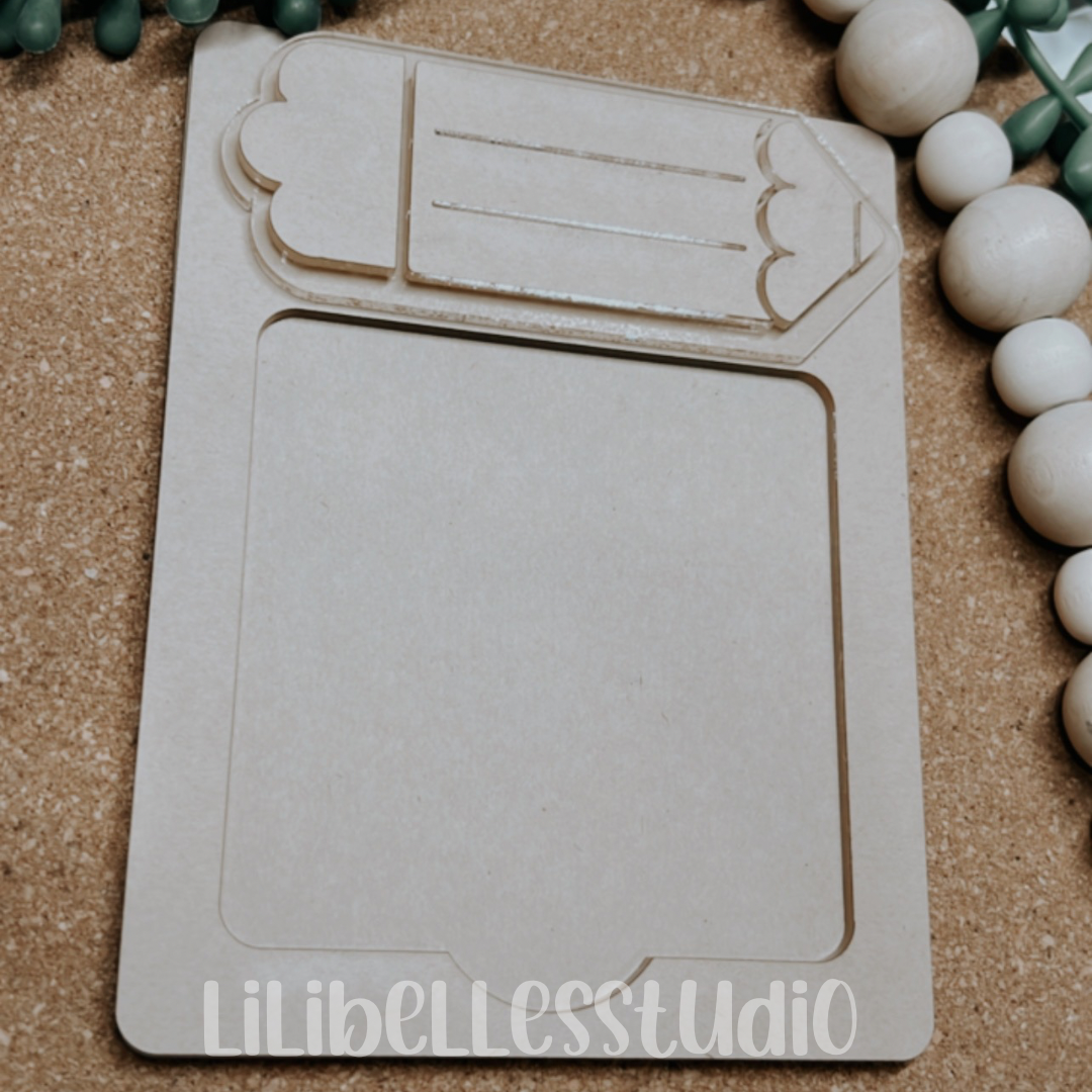 note pad holder MOLD