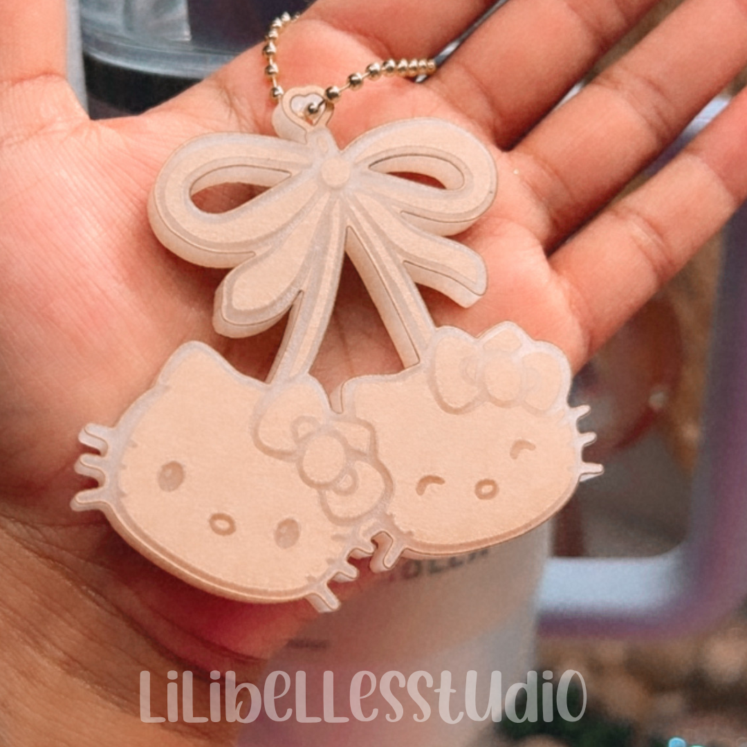 Coquette kitty keychain MOLD