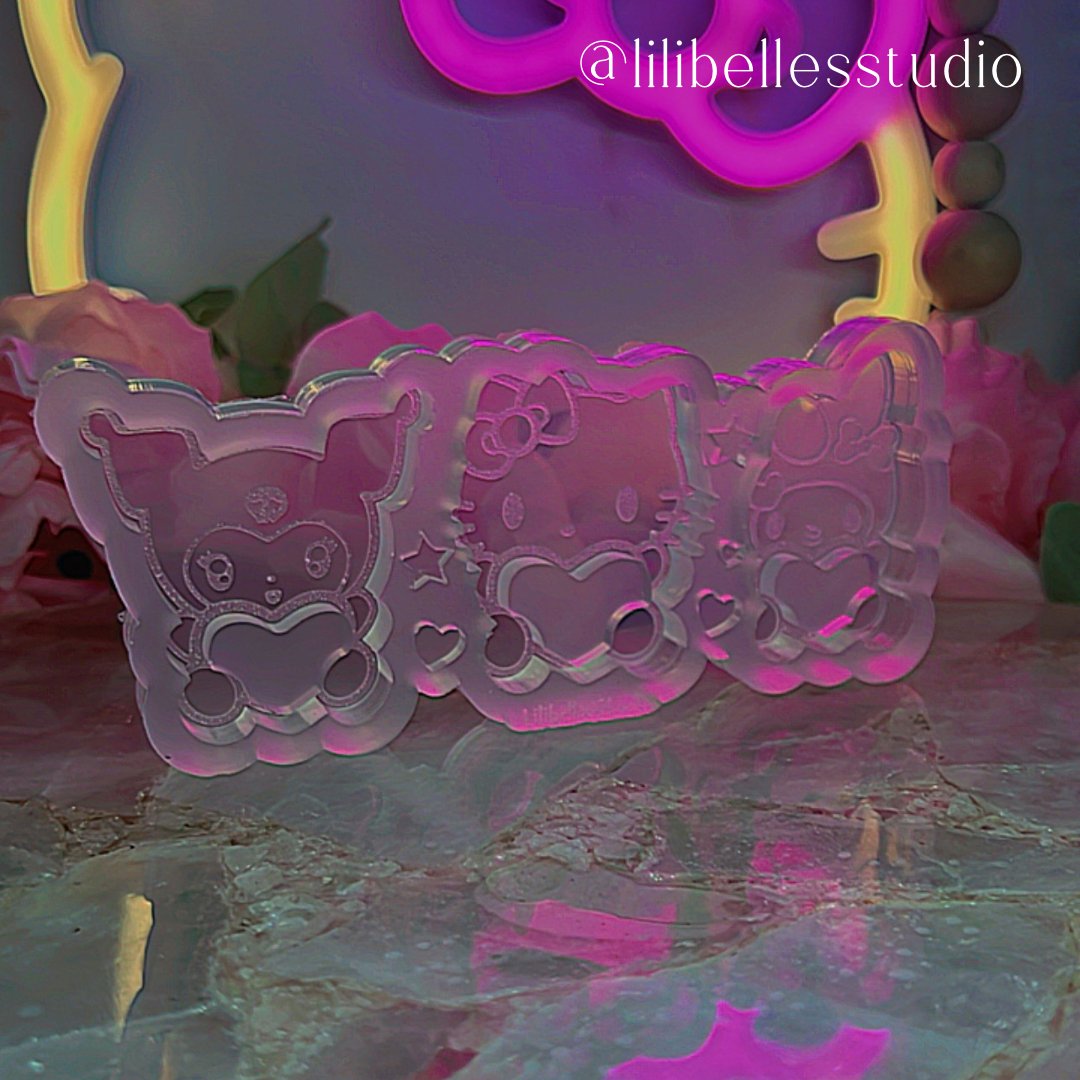 Kitty trio (HK M & K) shakers MOLD