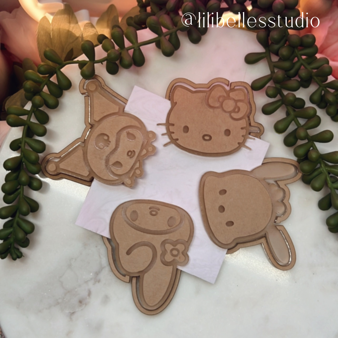 Kitty & friends bookmarks MOLD