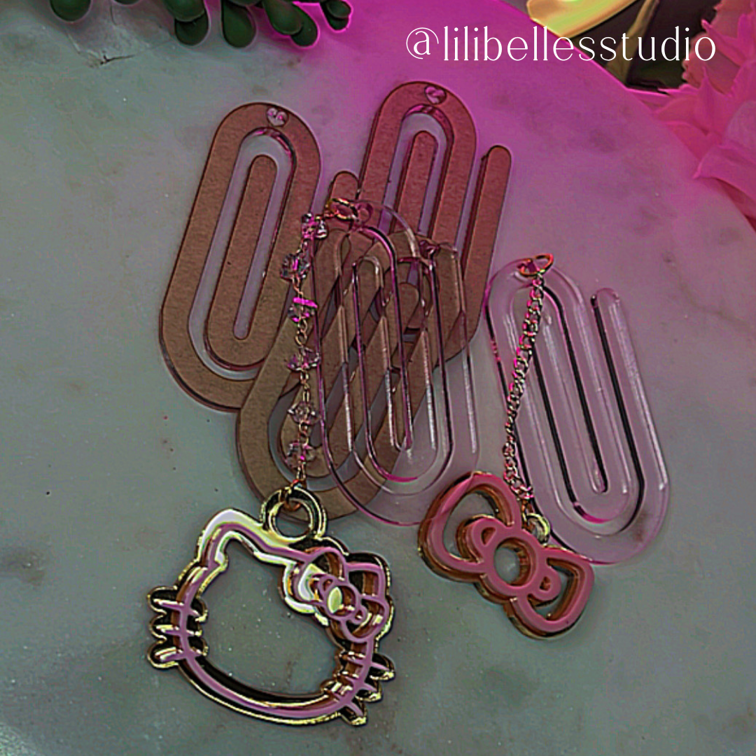 Charm Paperclip|bookmarks🩷MOLD