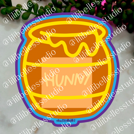 Honey pot Notepad holder SVG