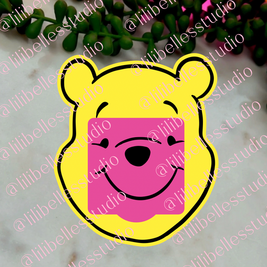 Bear notepad holder SVG