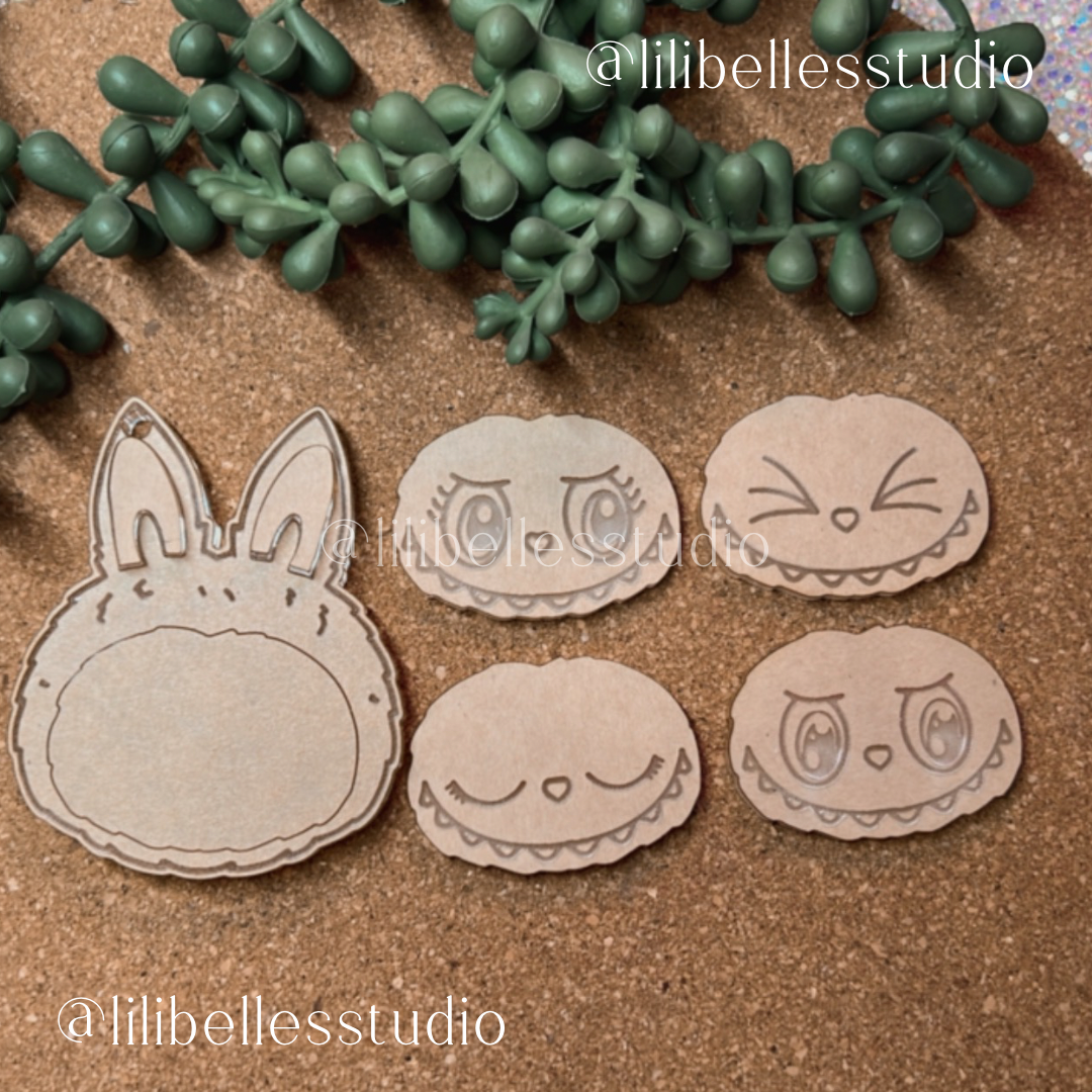 Labu.. face swap keychain MOLD