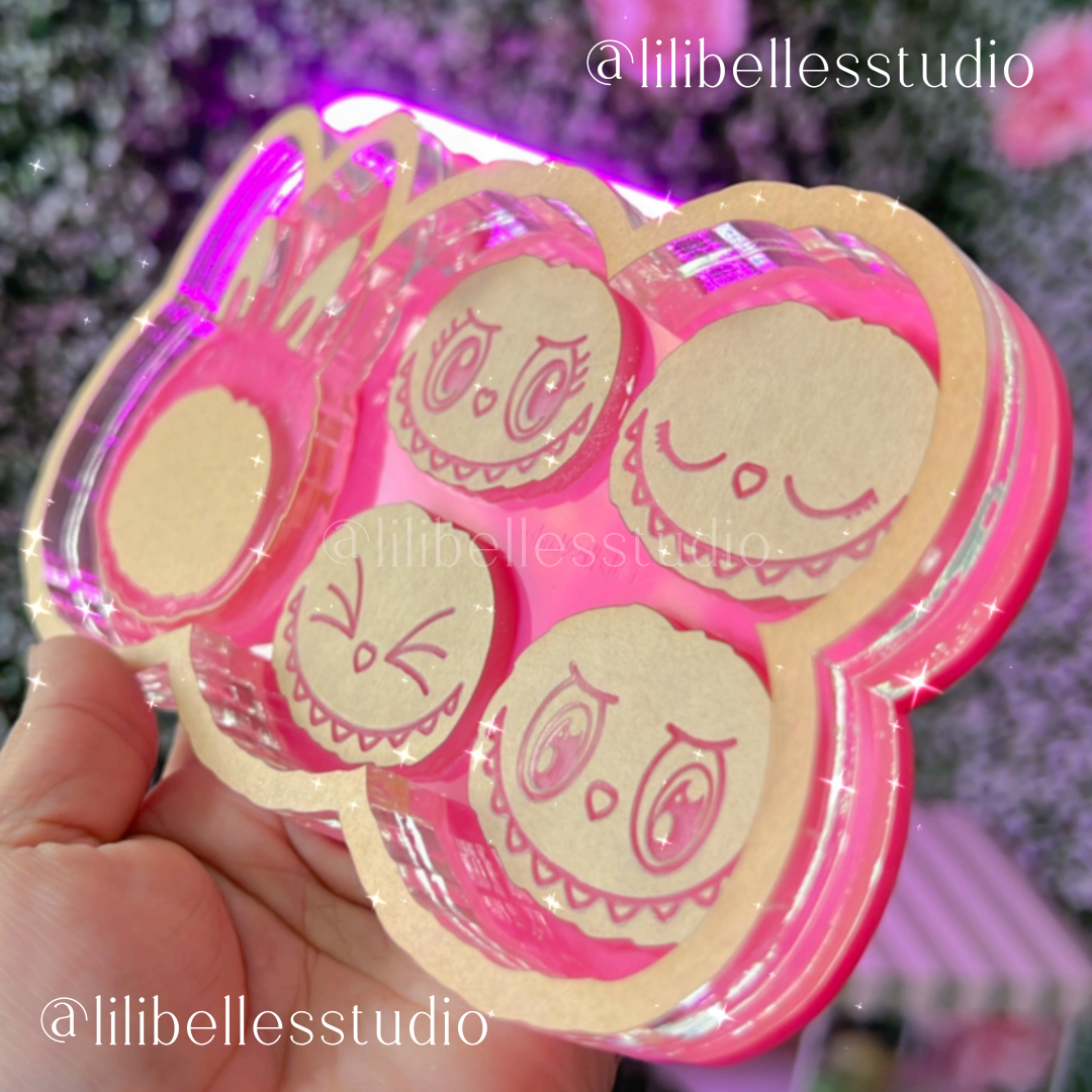 Labu.. face swap keychain MOLD