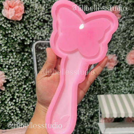 Butterfly mirror wand MOLD