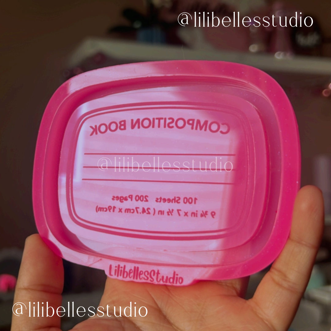 Composition book tray/flat MOLD