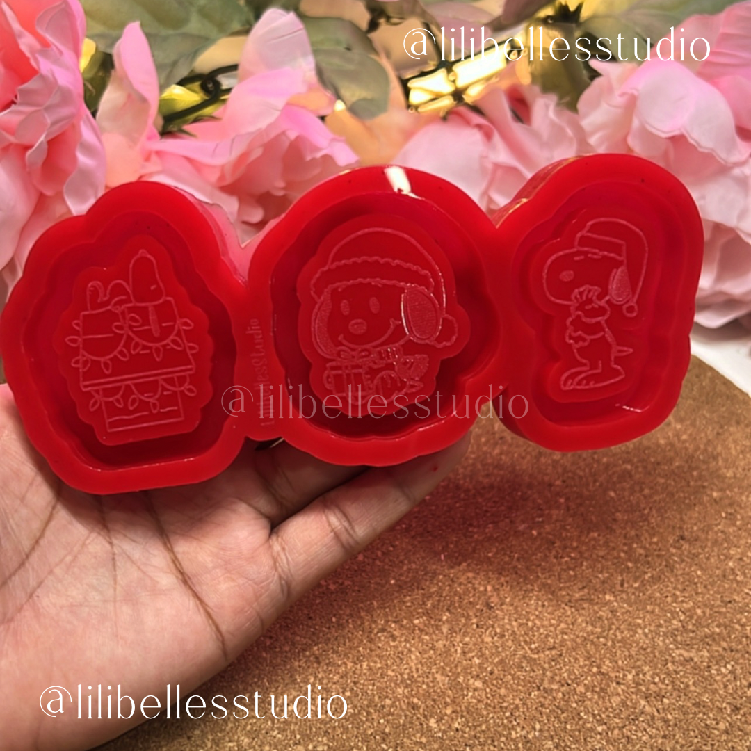 Christmas Pup shakers/Flats MOLD