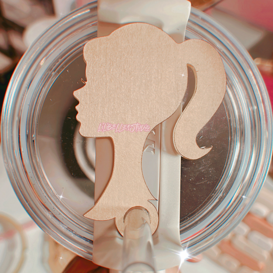 DESTASH BLANK Doll head Tumbler Topper