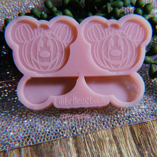 DESTASH BLANK Pumpkin mouse straw topper