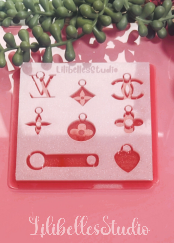 Fancy set charms MOLD