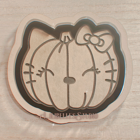 DESTASH BLANK 
Pumpkin Kitty Tray