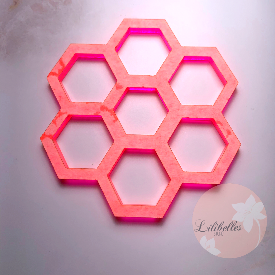 Honey comb coaster mold