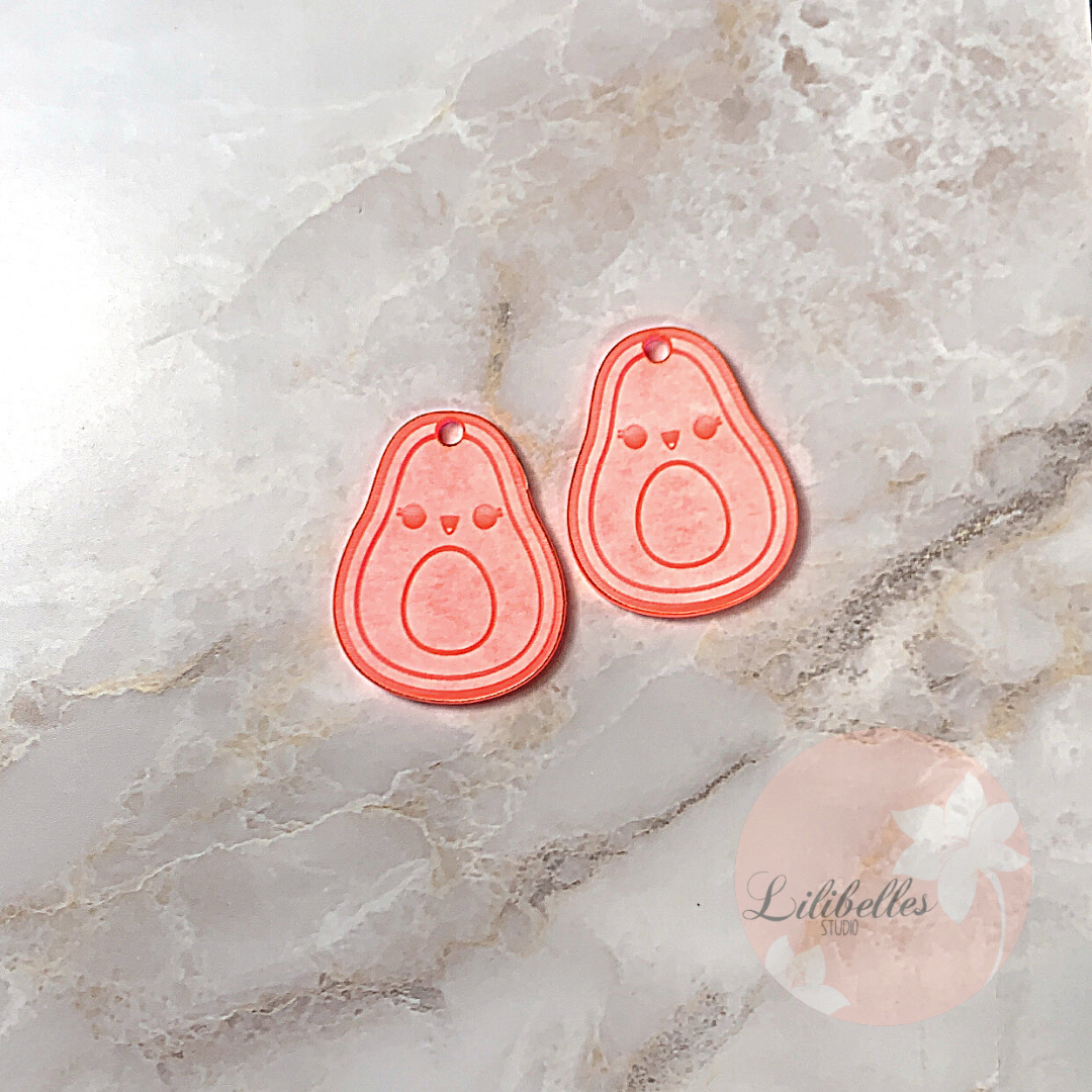 Happy Avocados earrings Mold