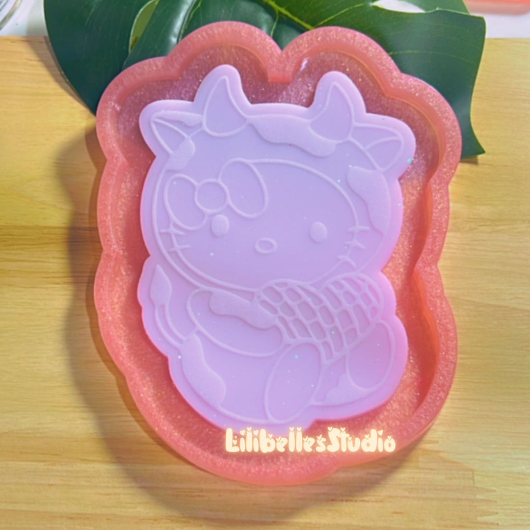 DESTASH BLANK Kitty Cow Tray