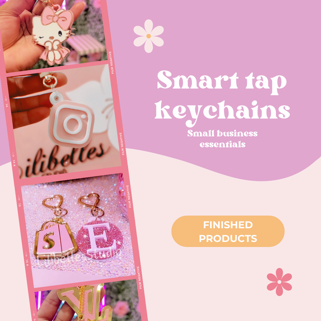 Smart tap keychains (small business essentials) – LilibellesStudio