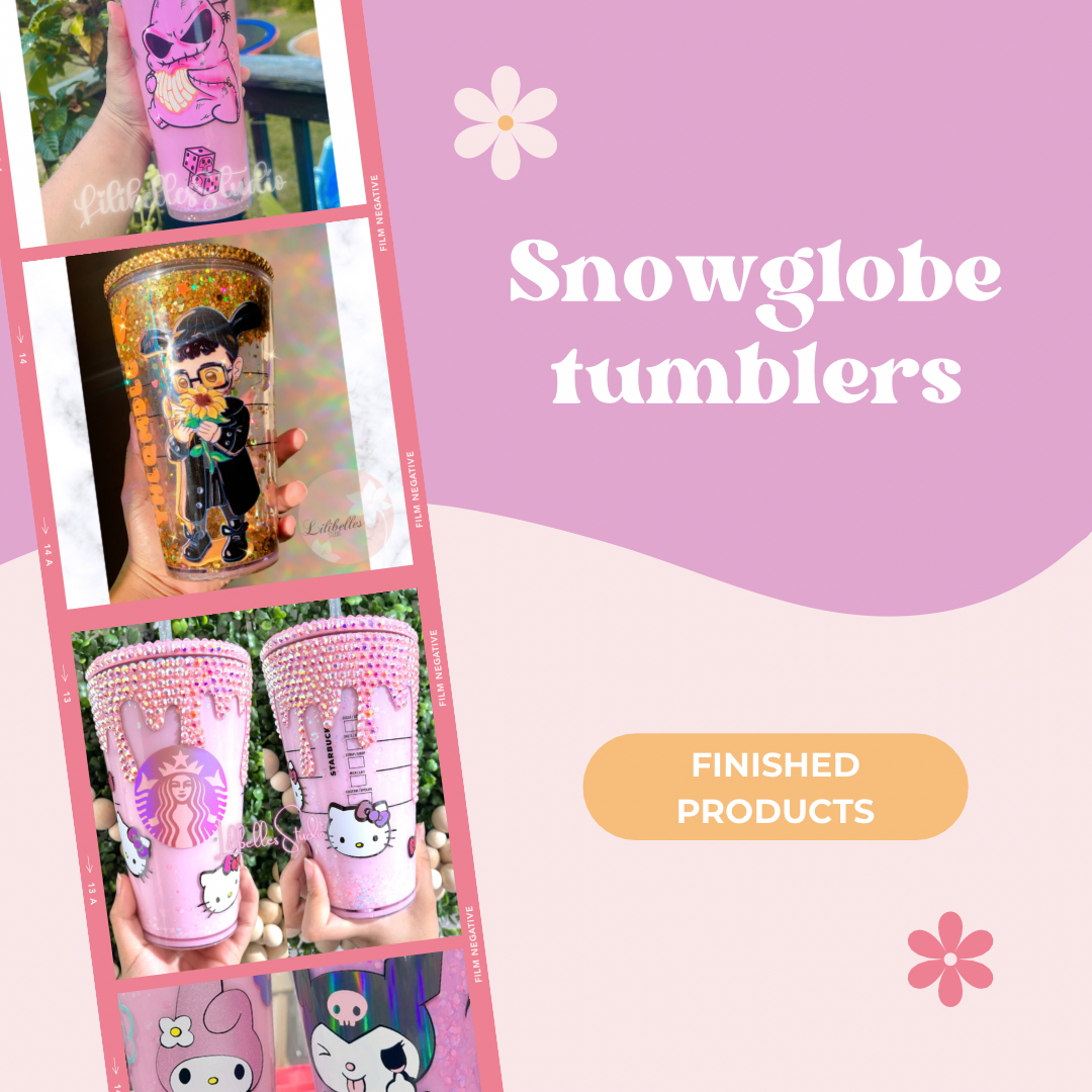 Snow globe tumblers