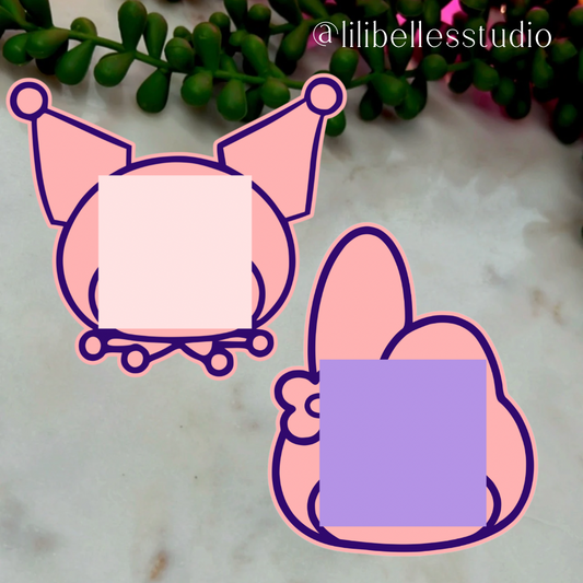 Melody & Romi head notepad MOLD