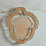 Kawaii acorn flat/shaker MOLD