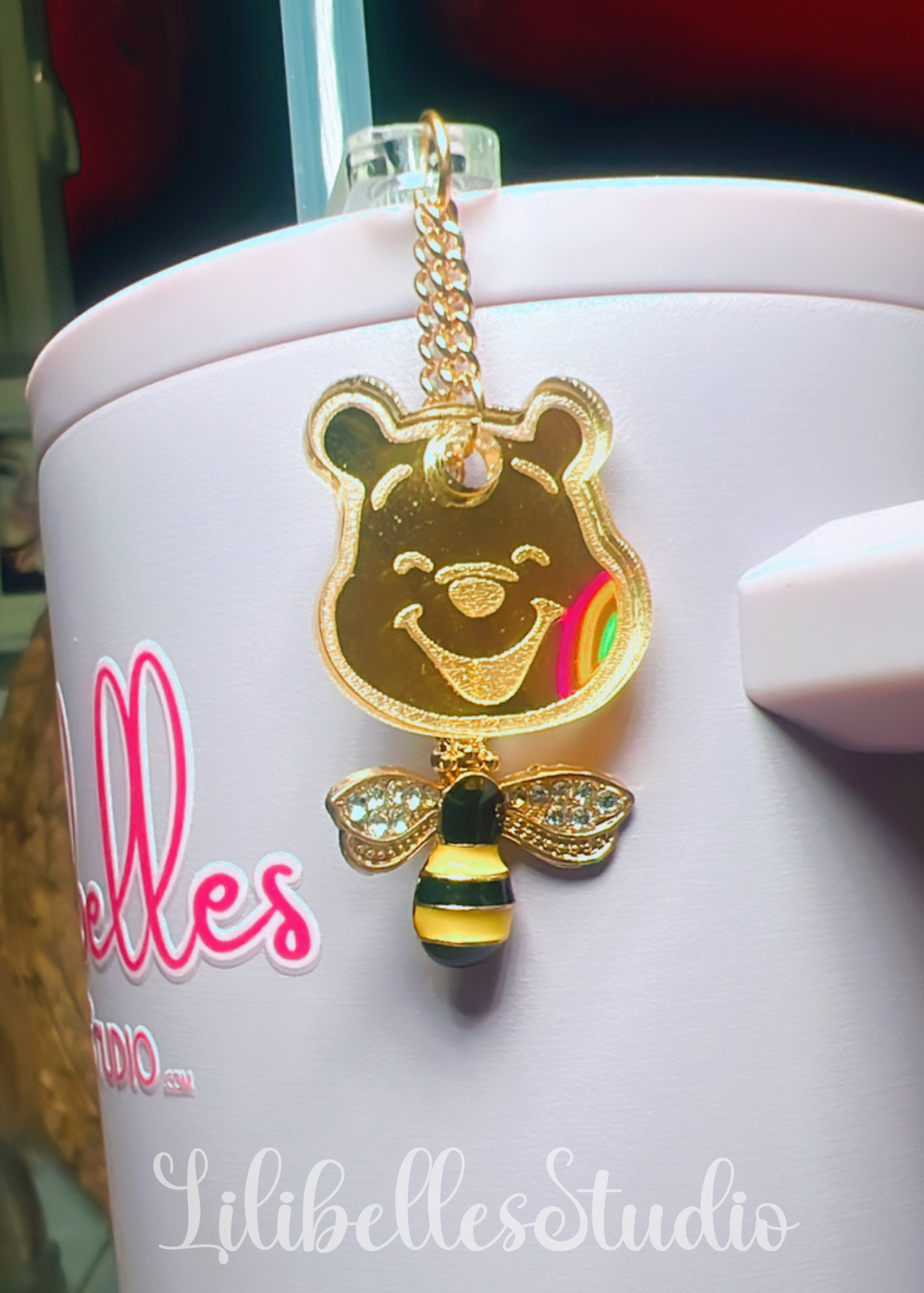 Bear straw charm