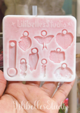 Gothic babe charm palettes MOLDs