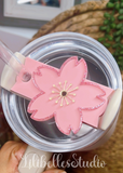 ACRYLIC Sakura tumbler topper