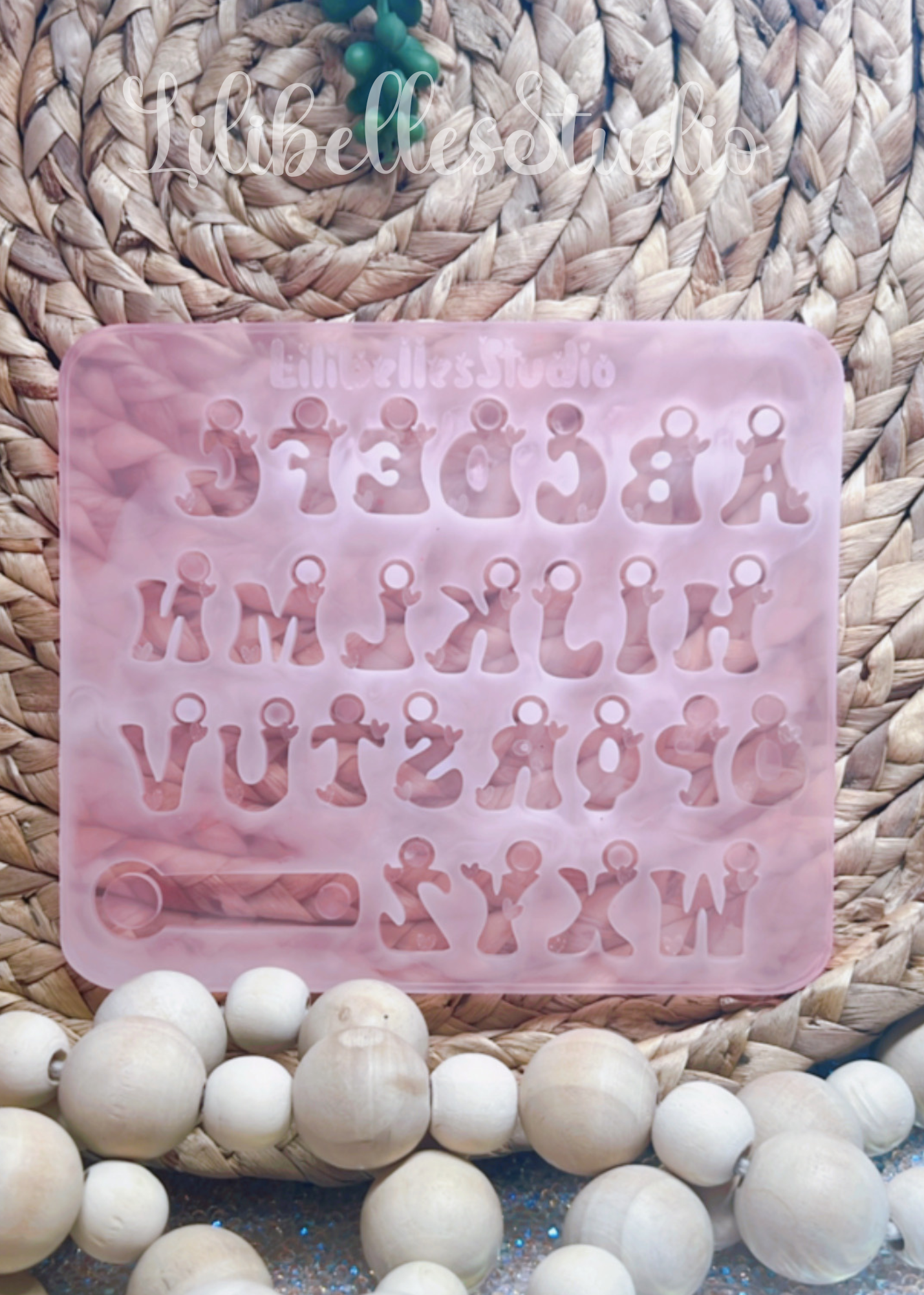 B- Alphabet charms MOLD