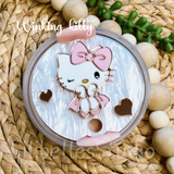 ACRYLIC kitties tumbler toppers