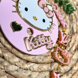 ACRYLIC kittY SM topper & Straw Charm