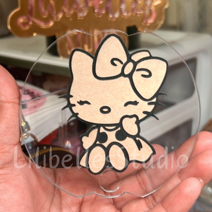 Blushing kitty topper MOLD