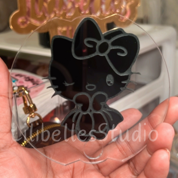 Winking kitty topper MOLD