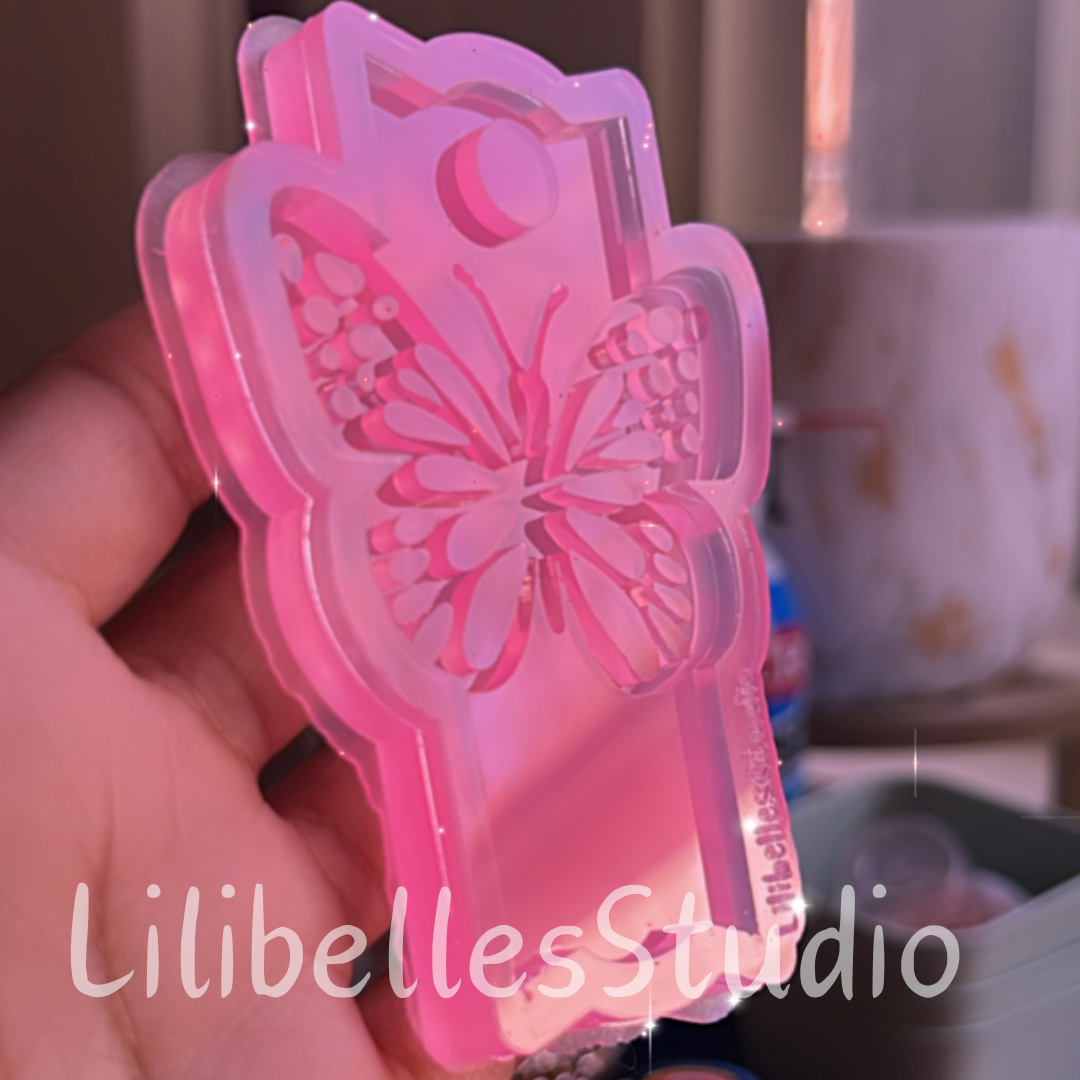 Butterfly tumbler topper MOLD