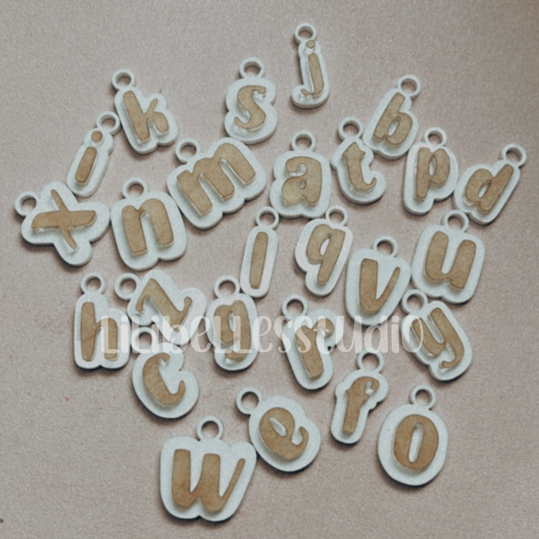 Biggie alphabet charms MOLD