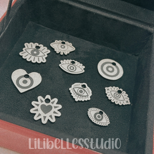 DESTASH BLANL Evil eye charms