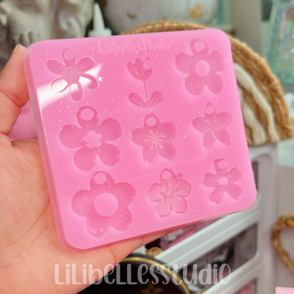 Flowers charms MOLD