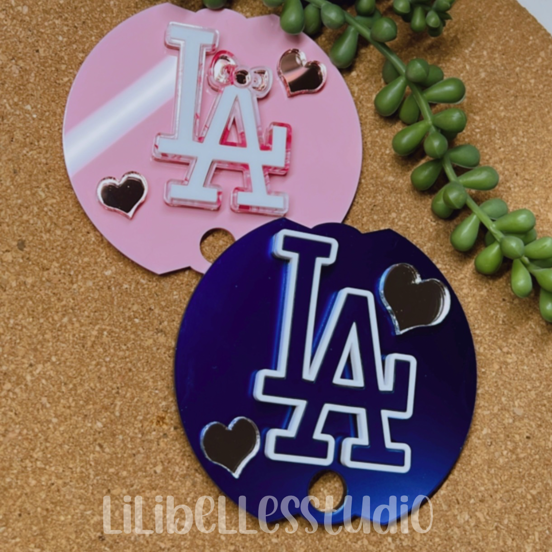 LA acrylic round topper(s)