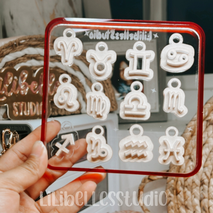 Zodiac charms MOLD