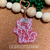 Marie the cat acrylic keychain