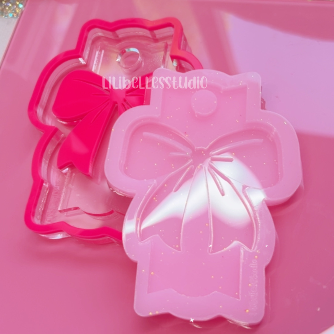 Coquette bow II tumbler topper MOLD