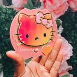 Iridescent acrylic kitty Topper/set