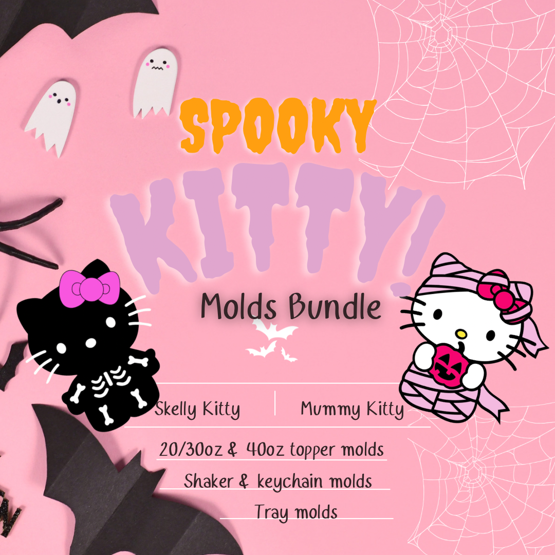 Spooky kitty MOLDS BUNDLE