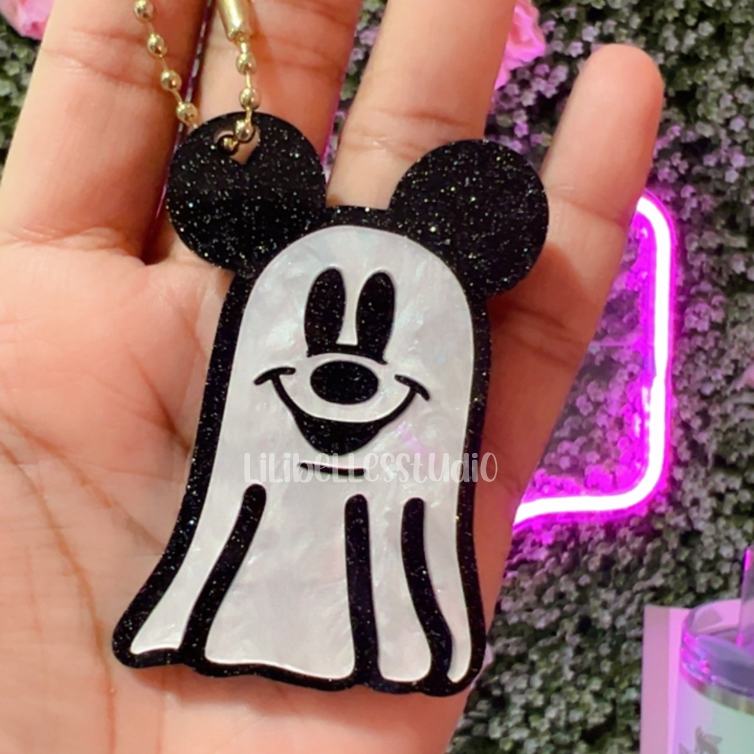 Ghost mouse (keychains) acrylic set packs