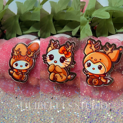 Reindeer kitty & friends (Pink Jelly)