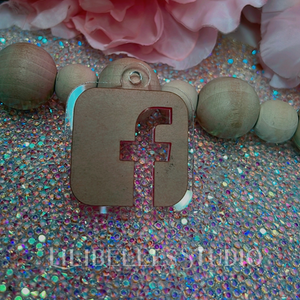 Social media keychain fb MOLD