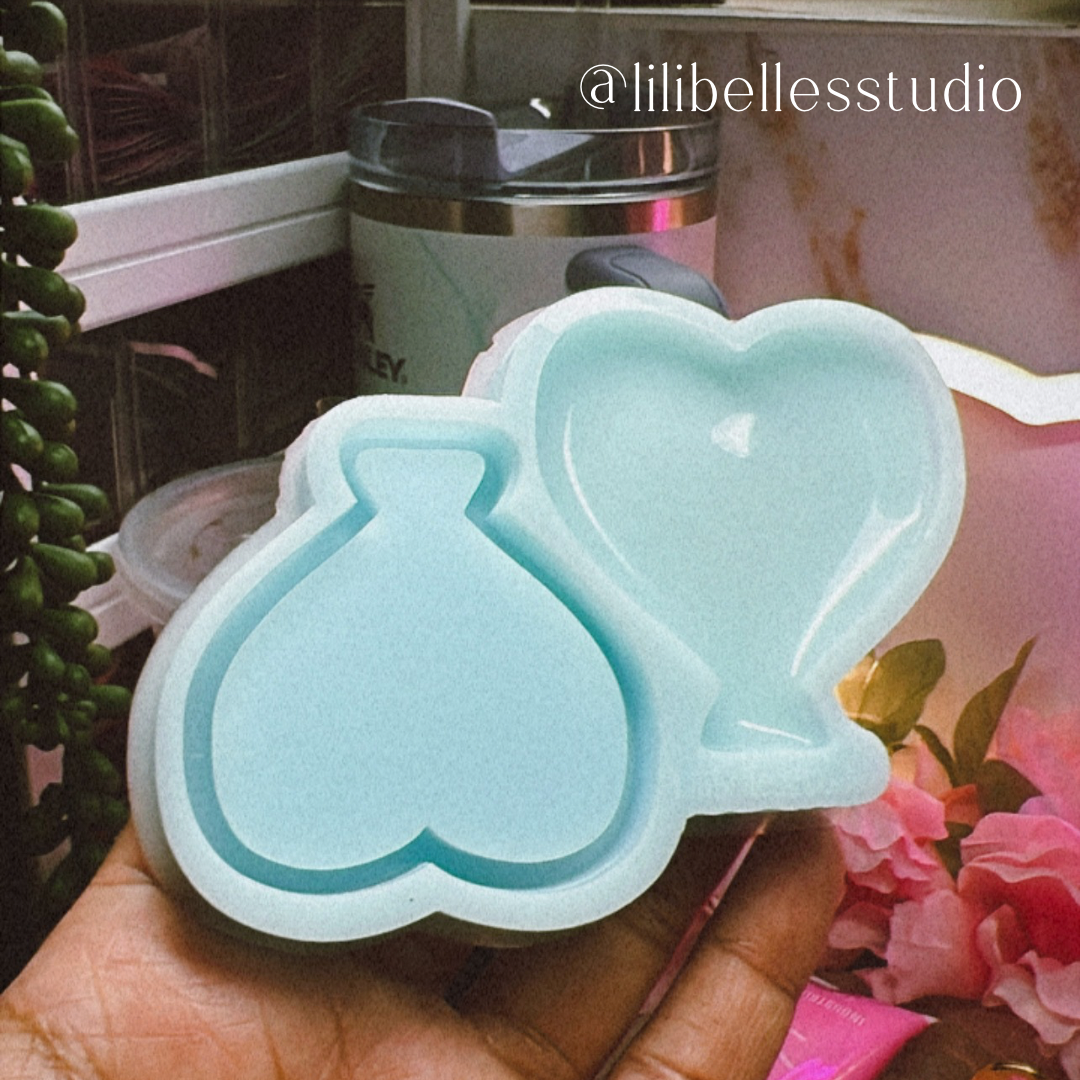 Heart balloon shaker & flat MOLD