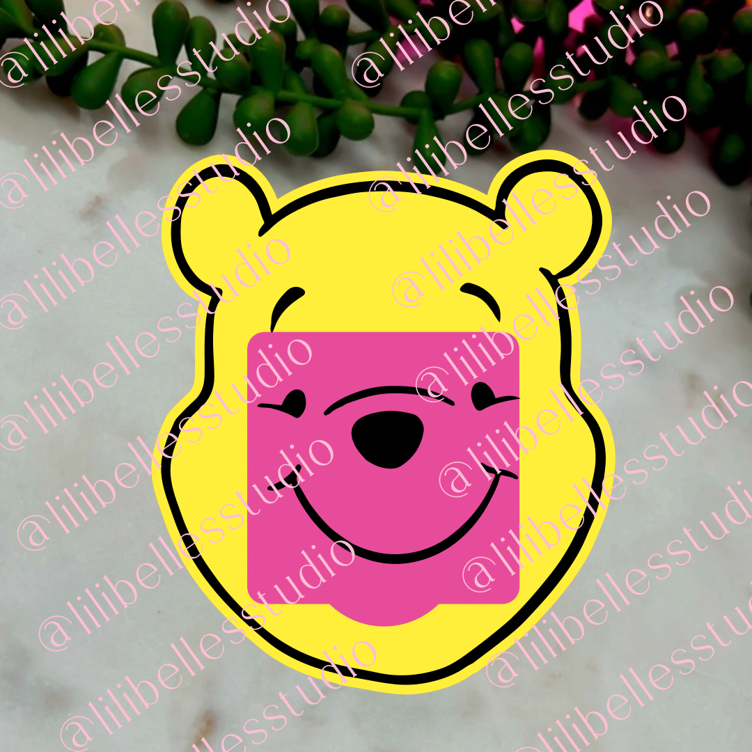 Bear notepad holder SVG