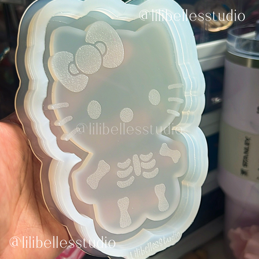 Skelly kitty tray MOLD